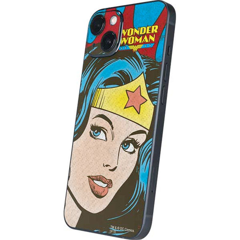 DC Comics Wonder Woman Vintage Profile iPhone 14 Plus Skin